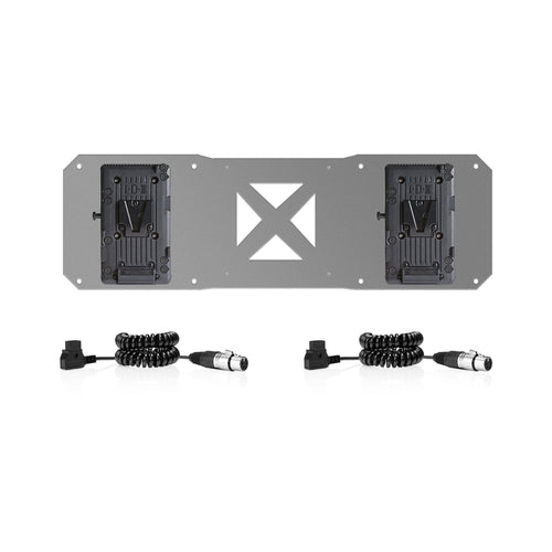 2 V-mount and 2 cables for Atomos sumo battery plate 01_SHAPE_2_V-Mount_and_2_cables_for_Atomos_sumo_battery_plate