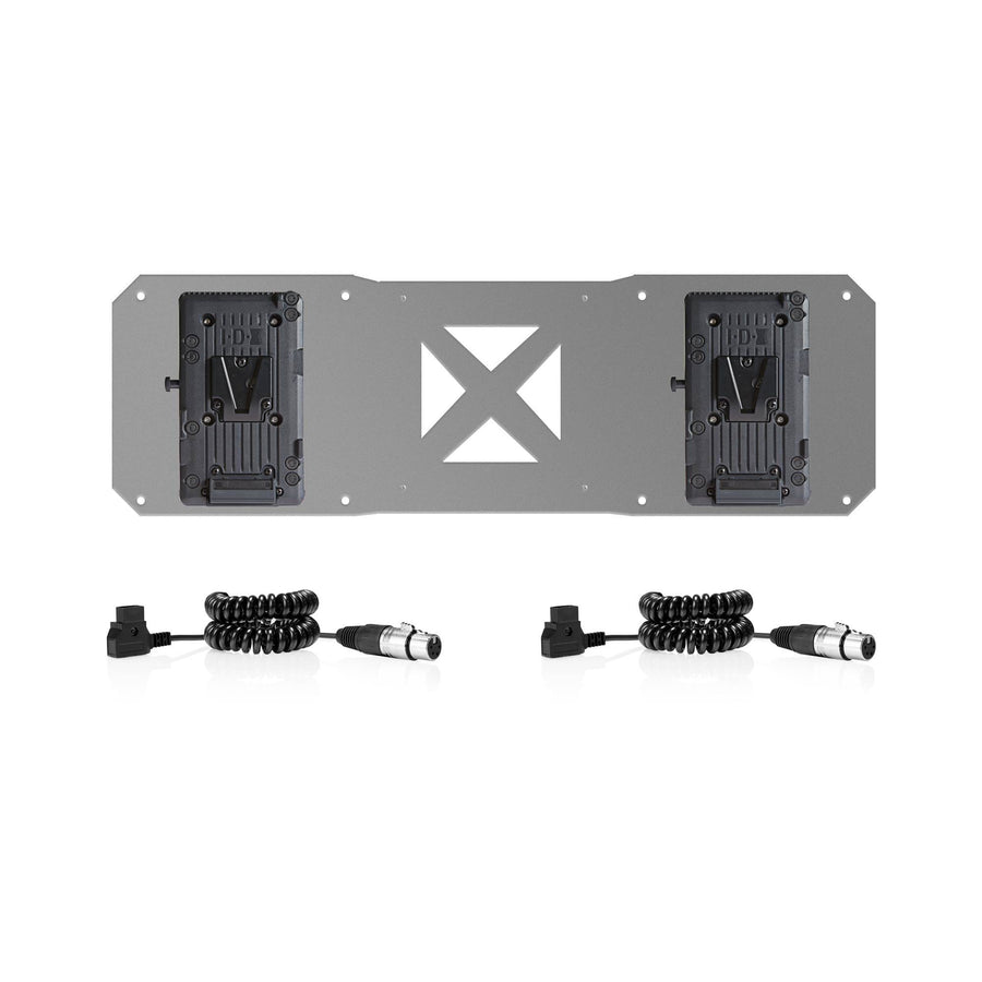 2 V-mount and 2 cables for Atomos sumo battery plate 01_SHAPE_2_V-Mount_and_2_cables_for_Atomos_sumo_battery_plate