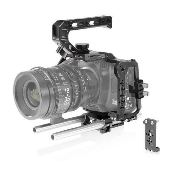 Blackmagic Cinema Camera 6K/6K Pro/6K G2 Cage with Top handle & 15mm LWS Rod System.
