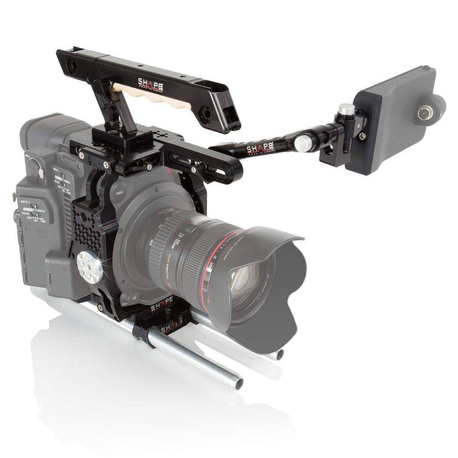 Canon C200 &amp; C200B cage handle EVF mount 01_SHAPE_Camera_Cage__Top_Handle__Rod_Bloc_System_and_View_Finder_Mount_for_Canon_C200_C200B