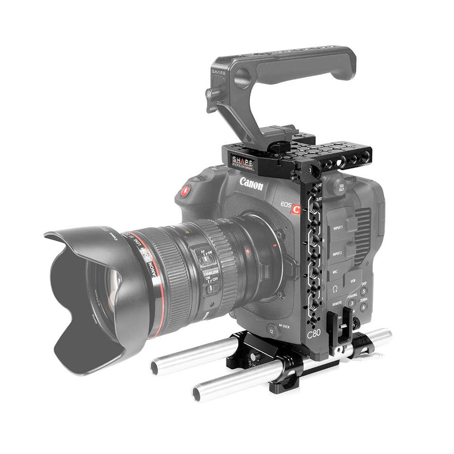 Canon EOS C80 Cage with 15mm LWS Base 01_SHAPE_Canon_EOS_C80_Cage_with_15mm_LWS_Base