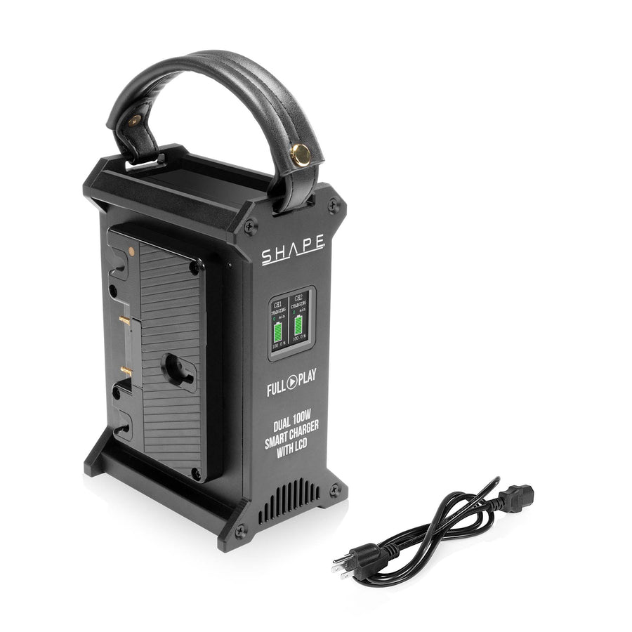 FULL PLAY Dual Gold Mount 100W Fast Charger with LCD 01_SHAPE_FULL_PLAY_Dual_Gold_Mount_100W_Fast_Charger_with_LCD
