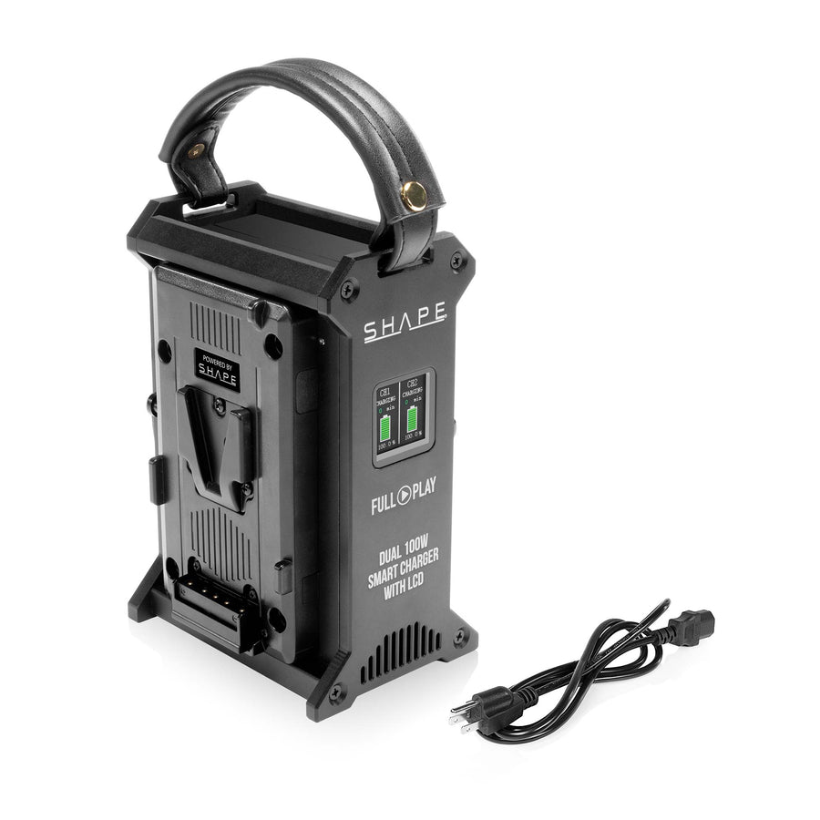 FULL PLAY Dual V-Mount 100W Fast Charger with LCD 01_SHAPE_FULL_PLAY_Dual_V-Mount_100W_Fast_Charger_with_LCD