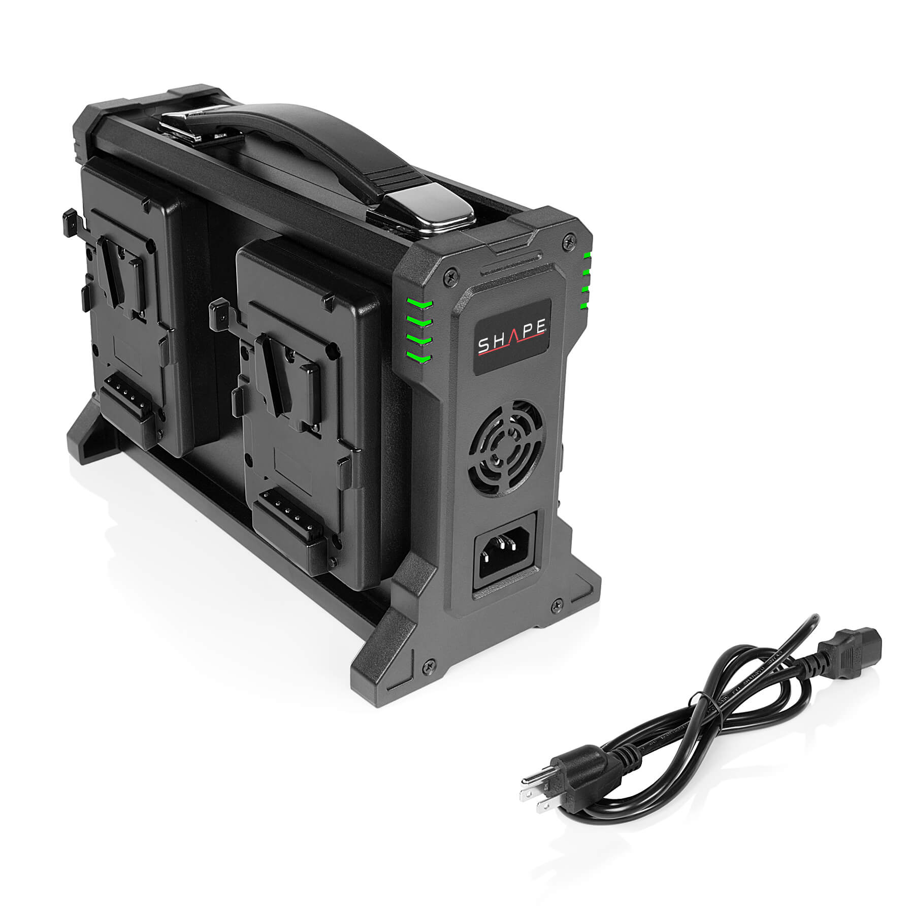 FULL PLAY intelligent 4-channel V-mount lithium-ion charger for battery 26 V 01_SHAPE_FULL_PLAY_intelligent_4-channel_V-mount_lithium-ion_charger_for_battery_26_V