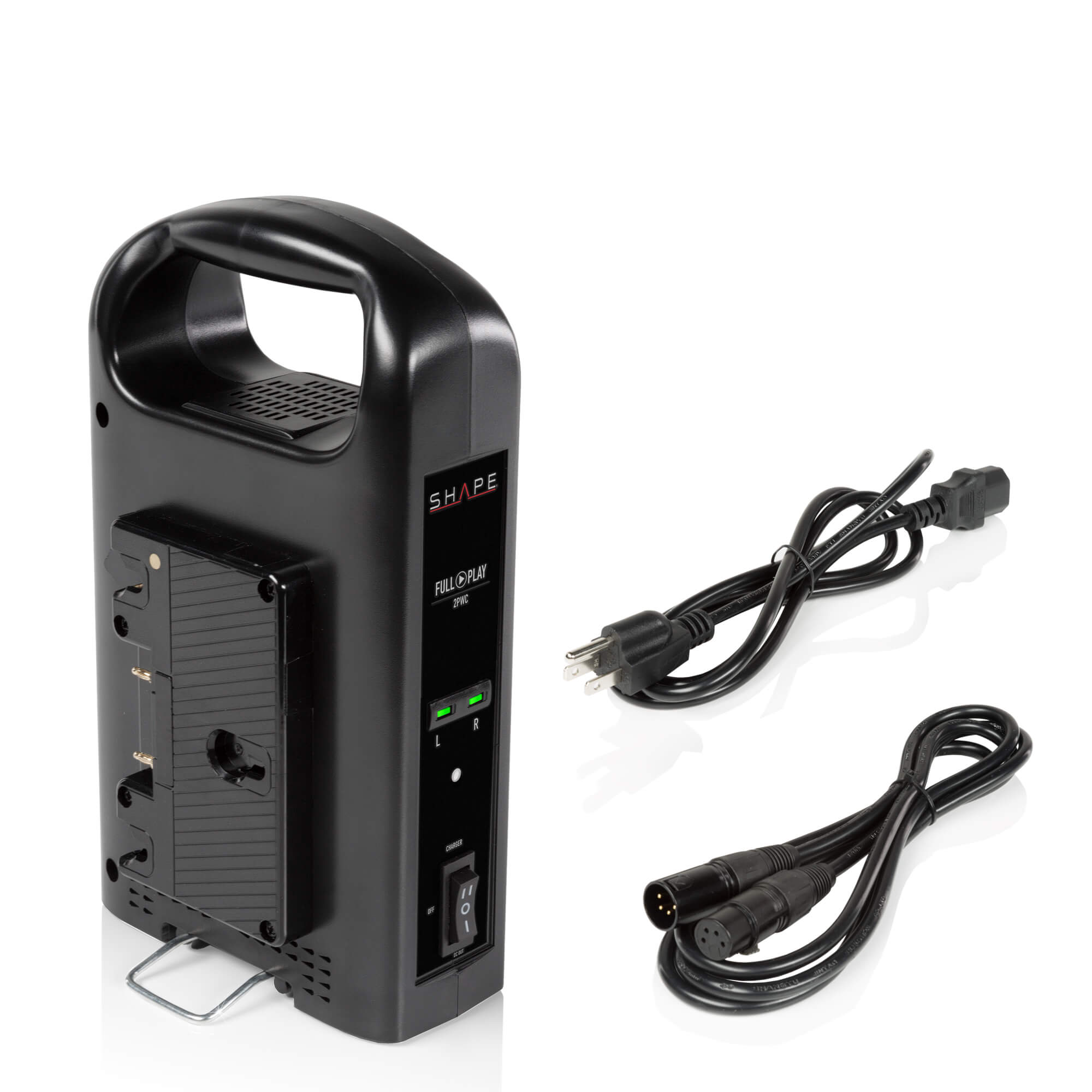 FULL PLAY intelligent dual gold-mount lithium-ion battery charger 01_SHAPE_Full_Play_Intelligent_Dual_Battery_Charger