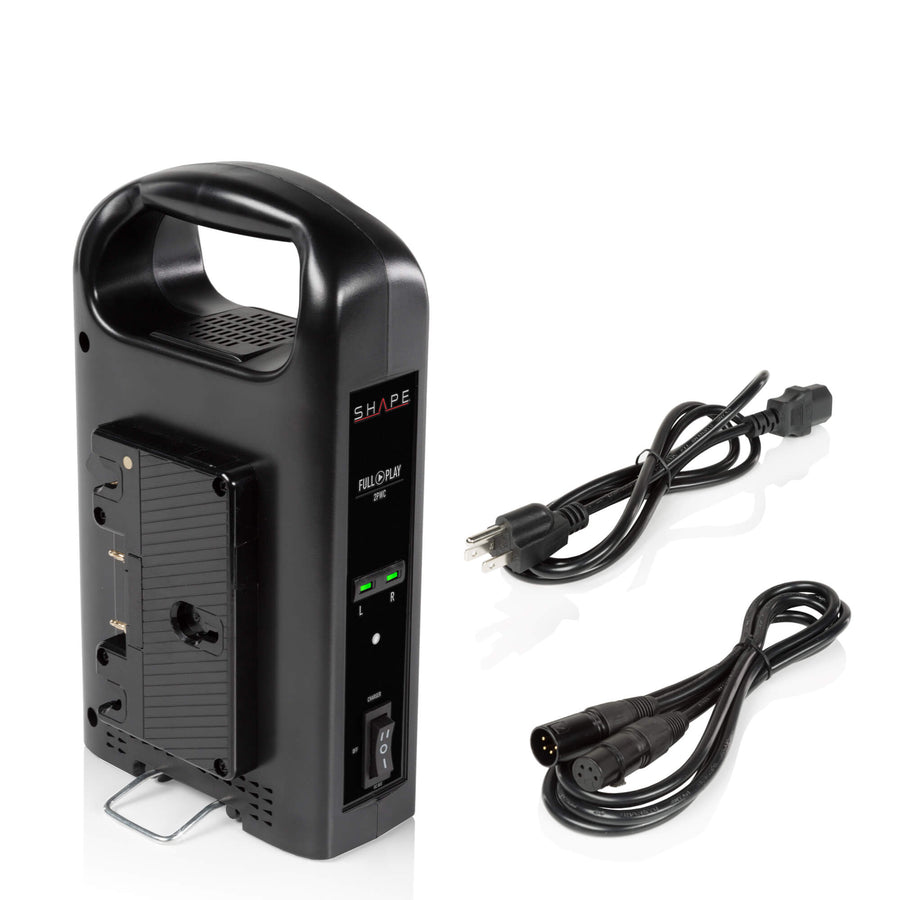 FULL PLAY intelligent dual gold-mount lithium-ion battery charger 01_SHAPE_Full_Play_Intelligent_Dual_Battery_Charger