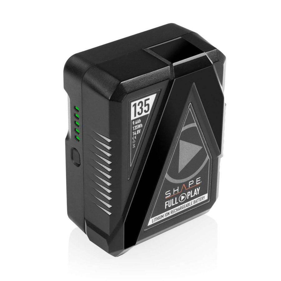 FULL PLAY 14.8 V 135 WH rechargeable lithium-ion V-mount battery 01_SHAPE_Full_Play_Rechargeable_Battery_135_Wh_V-Mount