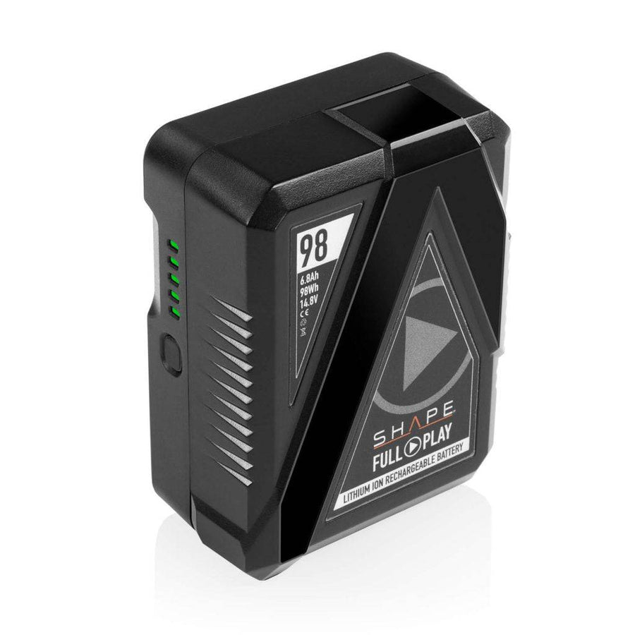FULL PLAY 14.8 V 98 WH rechargeable lithium-ion V-mount battery 01_SHAPE_Full_Play_Rechargeable_Battery_98_Wh_V-Mount