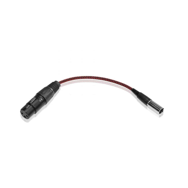 Mini XLR male to XLR female cable
