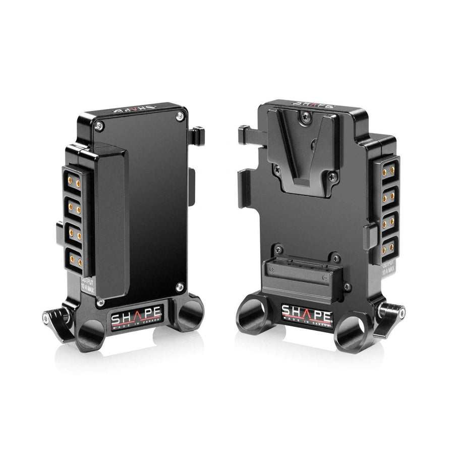Multi D-Tap V-Mount Plate 15mm LWS ROD MOUNT 01_SHAPE_Multi_D-Tap_V-Mount_Plate_15_mm_LWS_Rod_Bloc