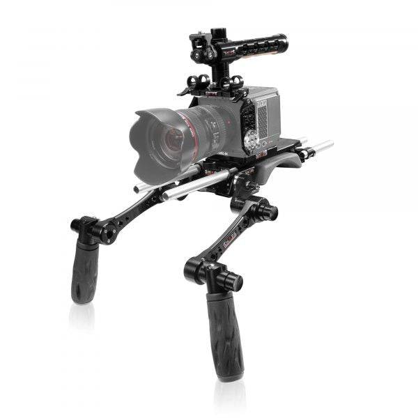 RED KOMODO™& KOMODO™ 6K Production pack camera cage, shoulder baseplate with handles 01_SHAPE_RED__KOMODO____KOMODO__6K_Production_Pack_Camera_Bundle_Rig