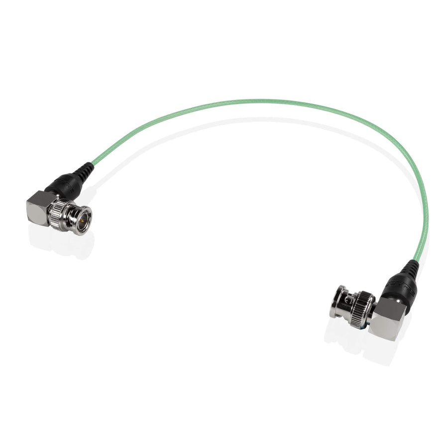 skinny 90-degree BNC cable 12 inches green 01_SHAPE_Skinny_90-Degree_BNC_Cable_12_inches_Green