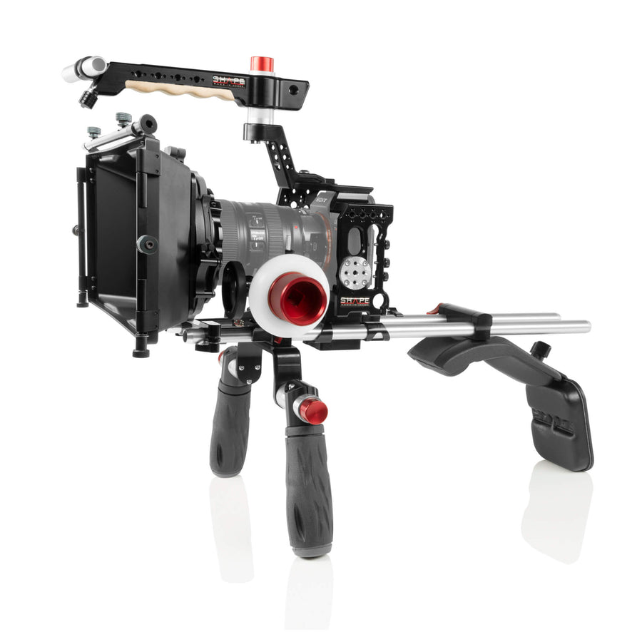Sony A7R3 shoulder mount matte box follow focus 01_SHAPE_Sony_A7R_III_A7_III_Shoulder_Mount_Kit