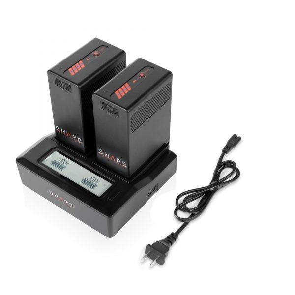 BP-U65 lithium-ion two batteries with dual LCD charger