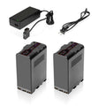 BP-U100 Lithium-Ion 98Wh,14.4V,6800 mAh Two Batteries with Travel Charger 01_SHAPE_Sony_FX9_FX6_BP-U100_Batteries_with_Travel_Charger