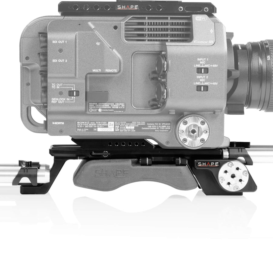 Sony FX9 V-lock quick release baseplate 01_SHAPE_Sony_FX9_V-Lock_Quick_Release_Baseplate