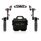 Telescopic handle Arri rosette with rod bloc and shock-resistant case 01_SHAPE_Telescopic_Handles_ARRI_Rosette_with_Rod_Bloc_and_Shock-Resistant_Case