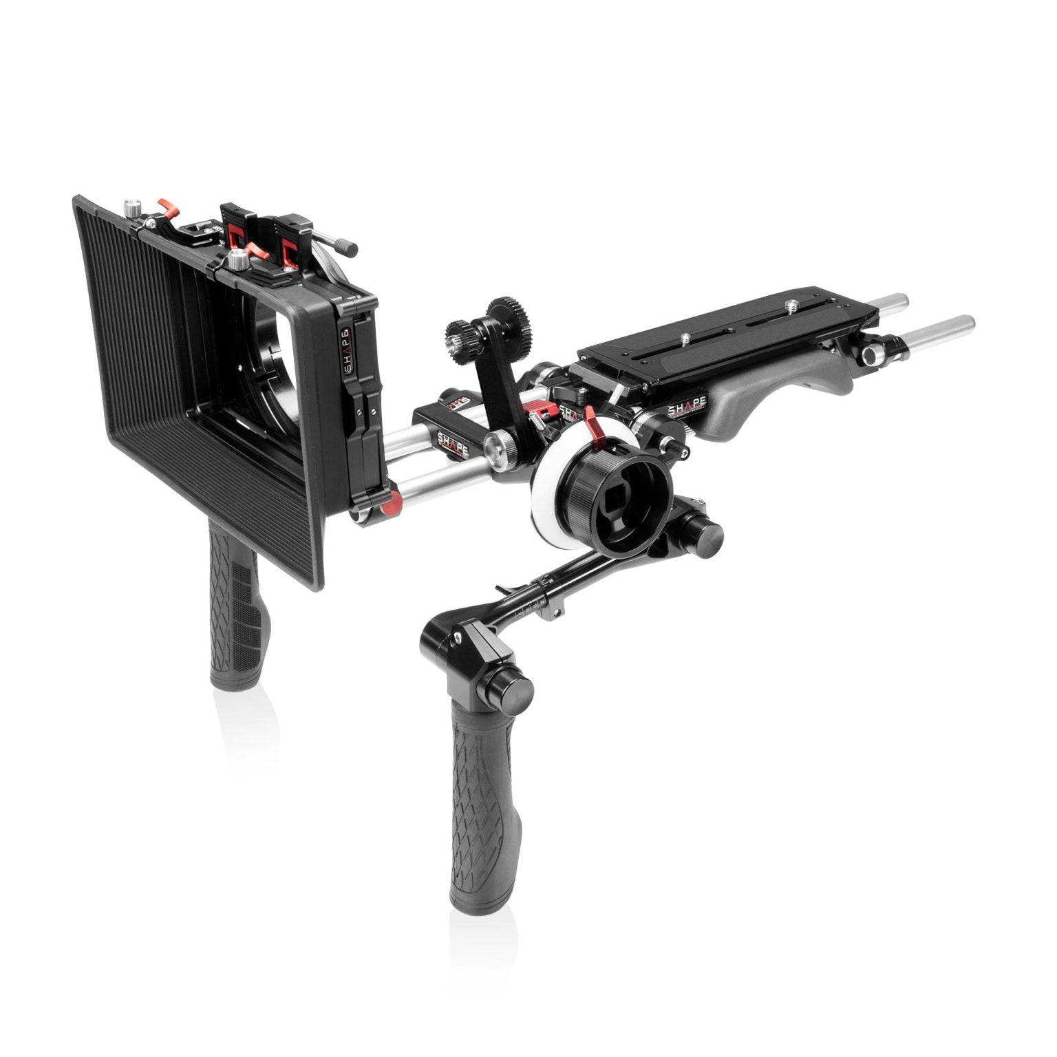 Universal VCT baseplate (BP10) with follow focus and matte box pro kit 01_SHAPE_VCT_Universal_Baseplate_Pro_Kit