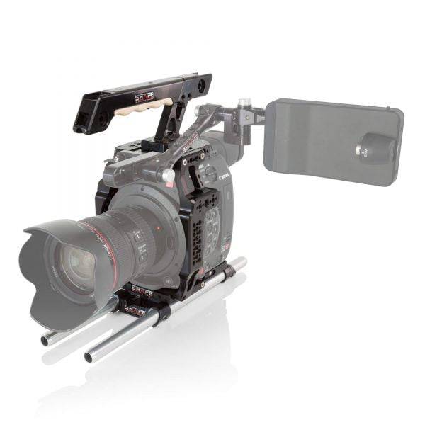Canon C200 &amp; C200B cage 15 mm LW rod 02_SHAPE_Camera_Cage__Top_Handle_and_Rod_Bloc_System_for_Canon_C200_C200B
