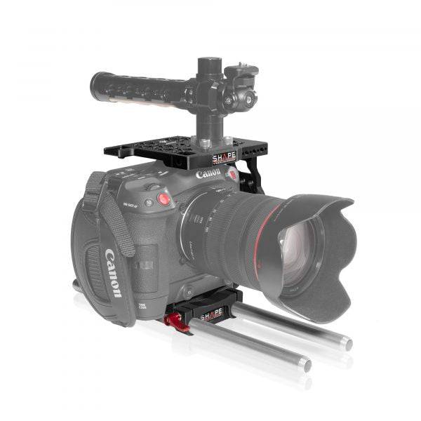 Canon C70 cage 15 mm LW rod system 02_SHAPE_Canon_C70_Camera_Cage_and_Rod_Bloc_System