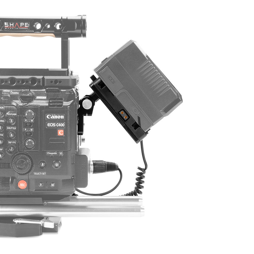 Canon EOS C400 V-Mount Pivoting Battery Plate 02_SHAPE_Canon_EOS_C400_V-Mount_Pivoting_Battery_Plate