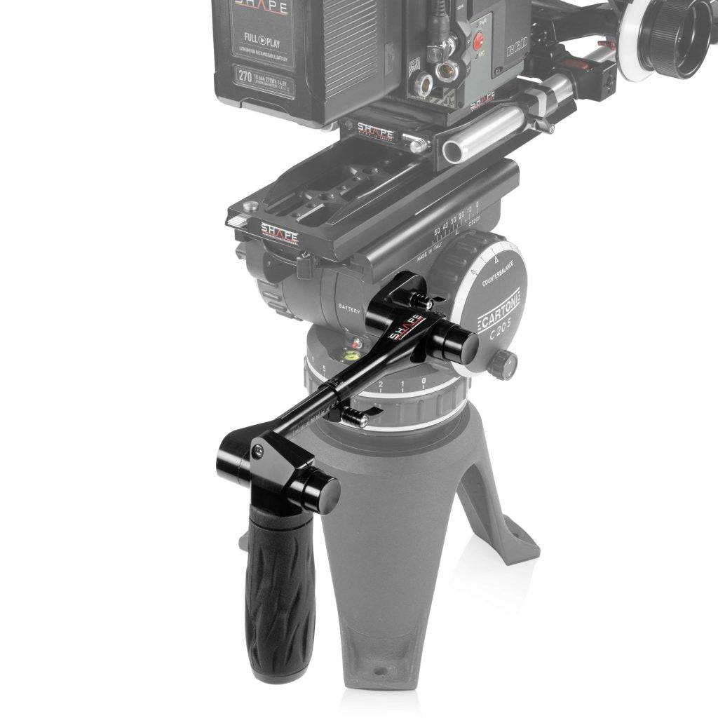 Cartoni tripod pan telescopic handle with push-button 02_SHAPE_Cartoni_Telescopic_Pan_Handle_with_Push_Button
