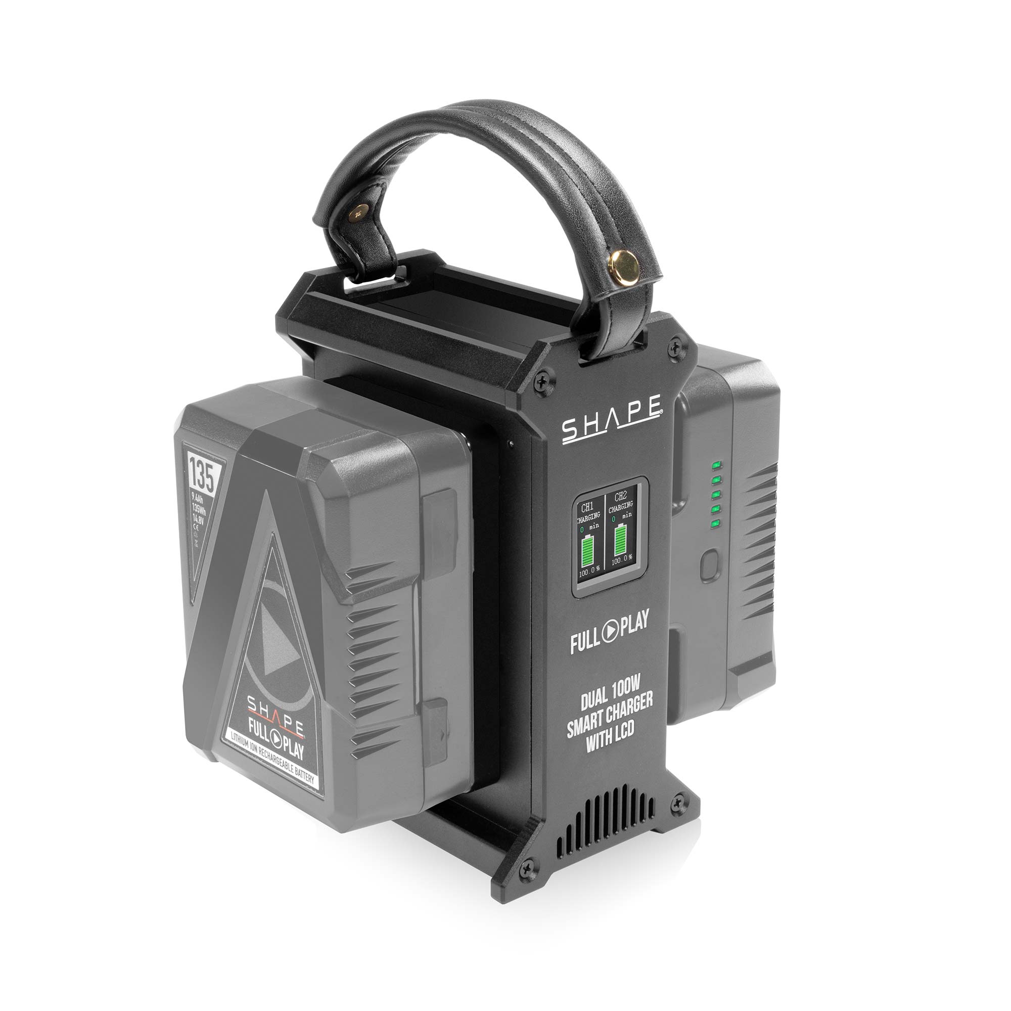 FULL PLAY Dual Gold Mount 100W Fast Charger with LCD 02_SHAPE_FULL_PLAY_Dual_Gold_Mount_100W_Fast_Charger_with_LCD