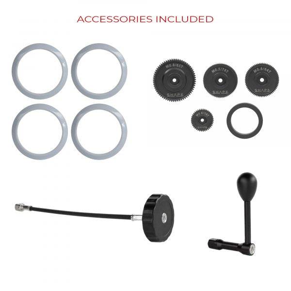 Kit focus single rod follow focus 15 mm LWs 02_SHAPE_Follow_Focus_Kit_with_Single_15_mm_Rod_Clamp