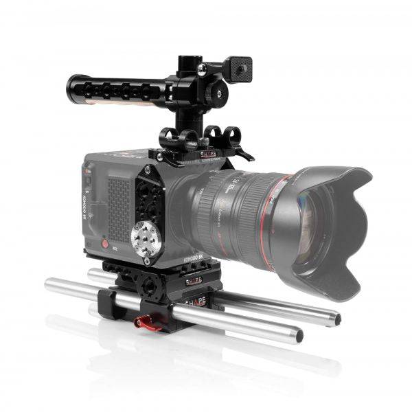 RED® KOMODO™ & KOMODO™ 6K PRODUCTION PACK full camera cage with 15 mm LW rod system 02_SHAPE_RED__KOMODO____KOMODO__6K_Production_Pack_Camera_Cage__Top_Handle_and_Rod_Bloc_System