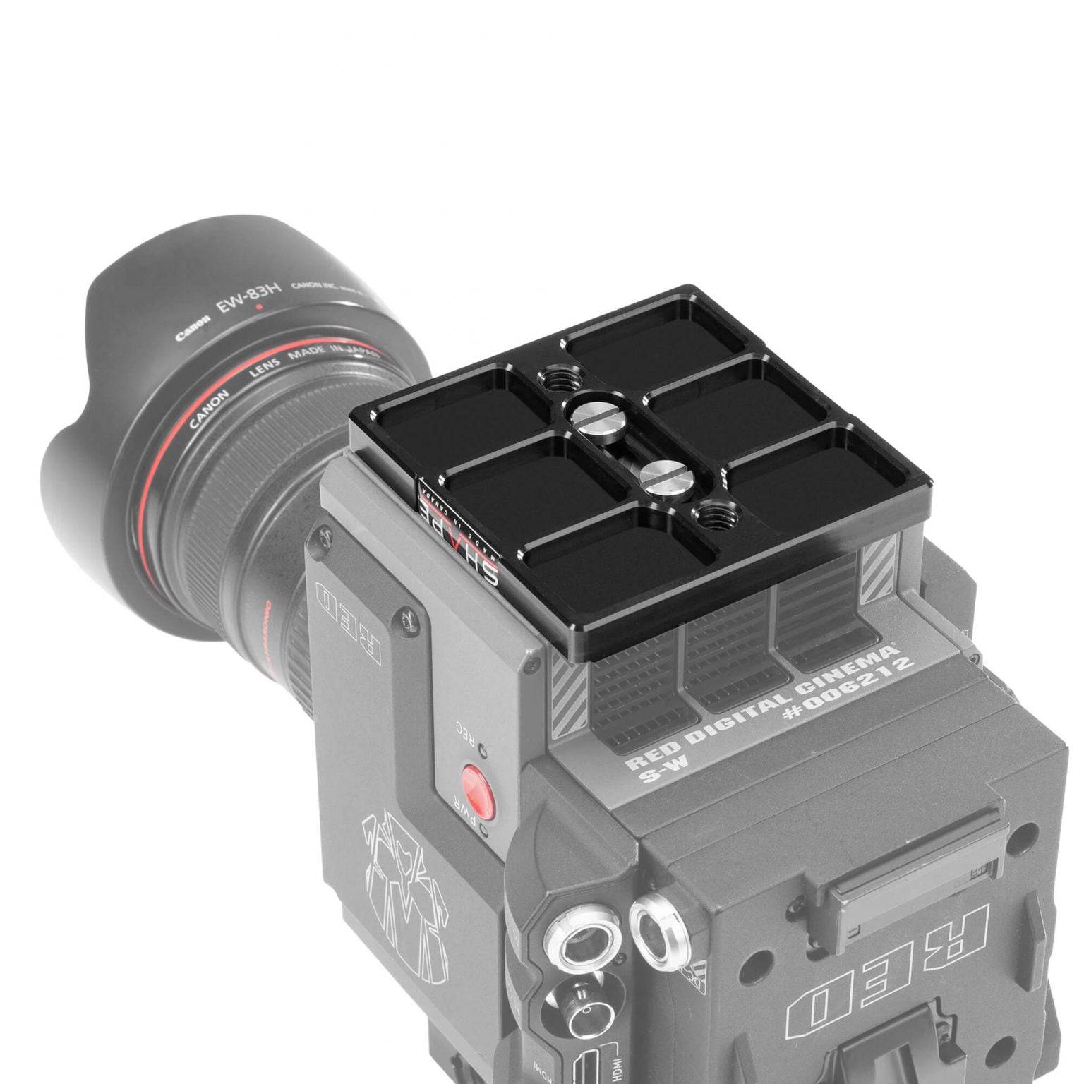 RED® DSMC2 shim plate for Arri standard bridge plate 15/19 mm studio 02_SHAPE_Shim_Plate_for_ARRI_Standard_Bridge_Plate_for_RED__DSMC2