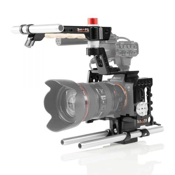 Sony A7R3 cage 15 mm rod system 02_SHAPE_Sony_A7R_III_A7_III_Camera_Cage__Top_Handle_and_Rod_Bloc_System