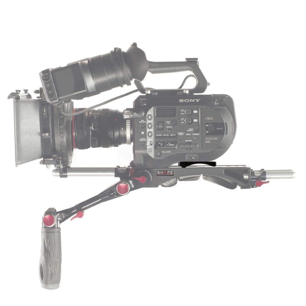 Sony FS7 & Sony PXW-FS7 mark II rear insert plate 02_SHAPE_Sony_FS7_FS7_II_Rear_Insert_Plate