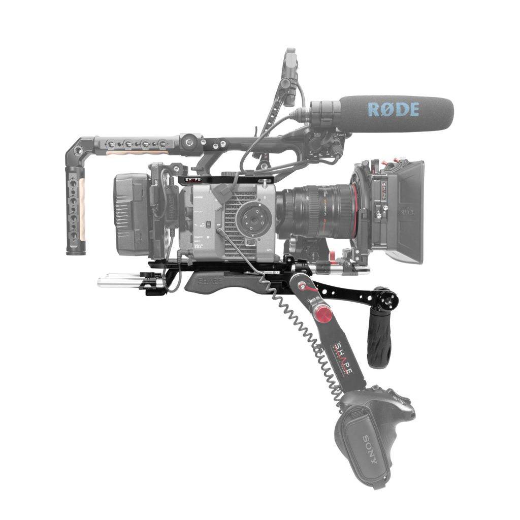Sony FX6 baseplate and top plate with handle 02_SHAPE_Sony_FX6_15_mm_Baseplate_with_Top_Plate