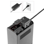 BP-U100 Lithium-Ion 98Wh,14.4V,6800 mAh Two Batteries with Travel Charger 02_SHAPE_Sony_FX9_FX6_BP-U100_Batteries_with_Travel_Charger