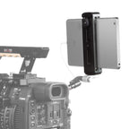 Aluminum tablet tripod mount with cold shoe 02_SHAPE_Tablet_Aluminium_Clamp_Mount