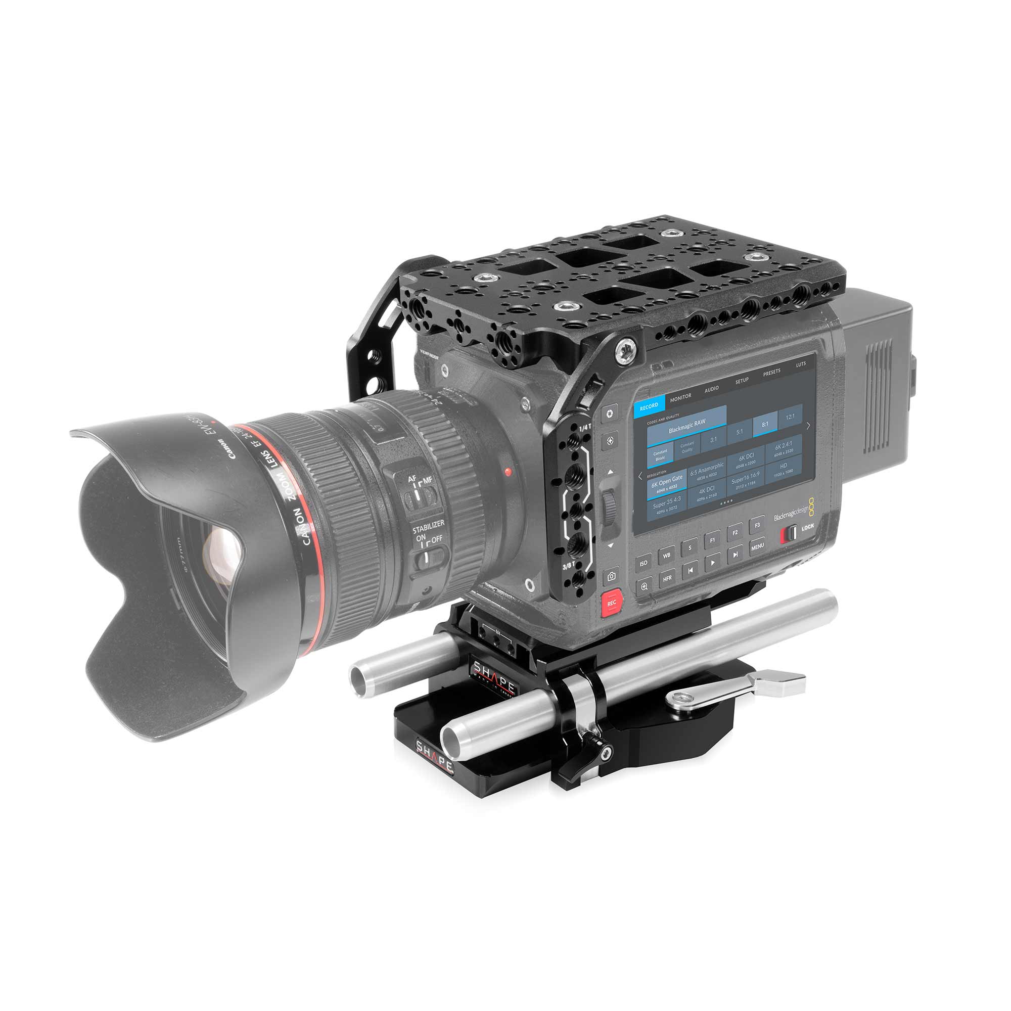 Blackmagic PYXIS 6K Cage WITH 15mm LWS Rod System 03_SHAPE_Blackmagic_PYXIS_6K_Cage_with_15MM_LWS_Rod_System