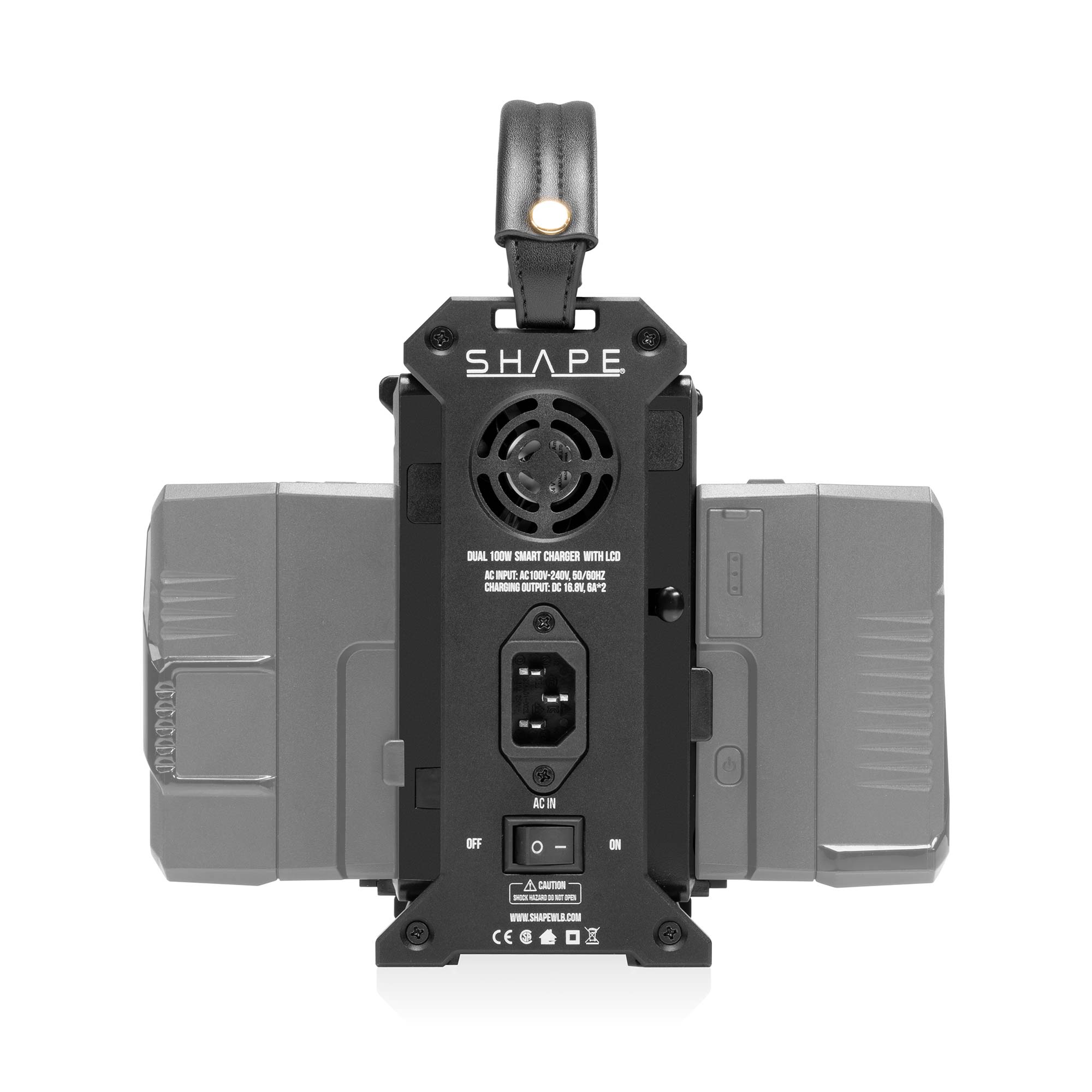 FULL PLAY Dual V-Mount 100W Fast Charger with LCD 03_SHAPE_FULL_PLAY_Dual_V-Mount_100W_Fast_Charger_with_LCD