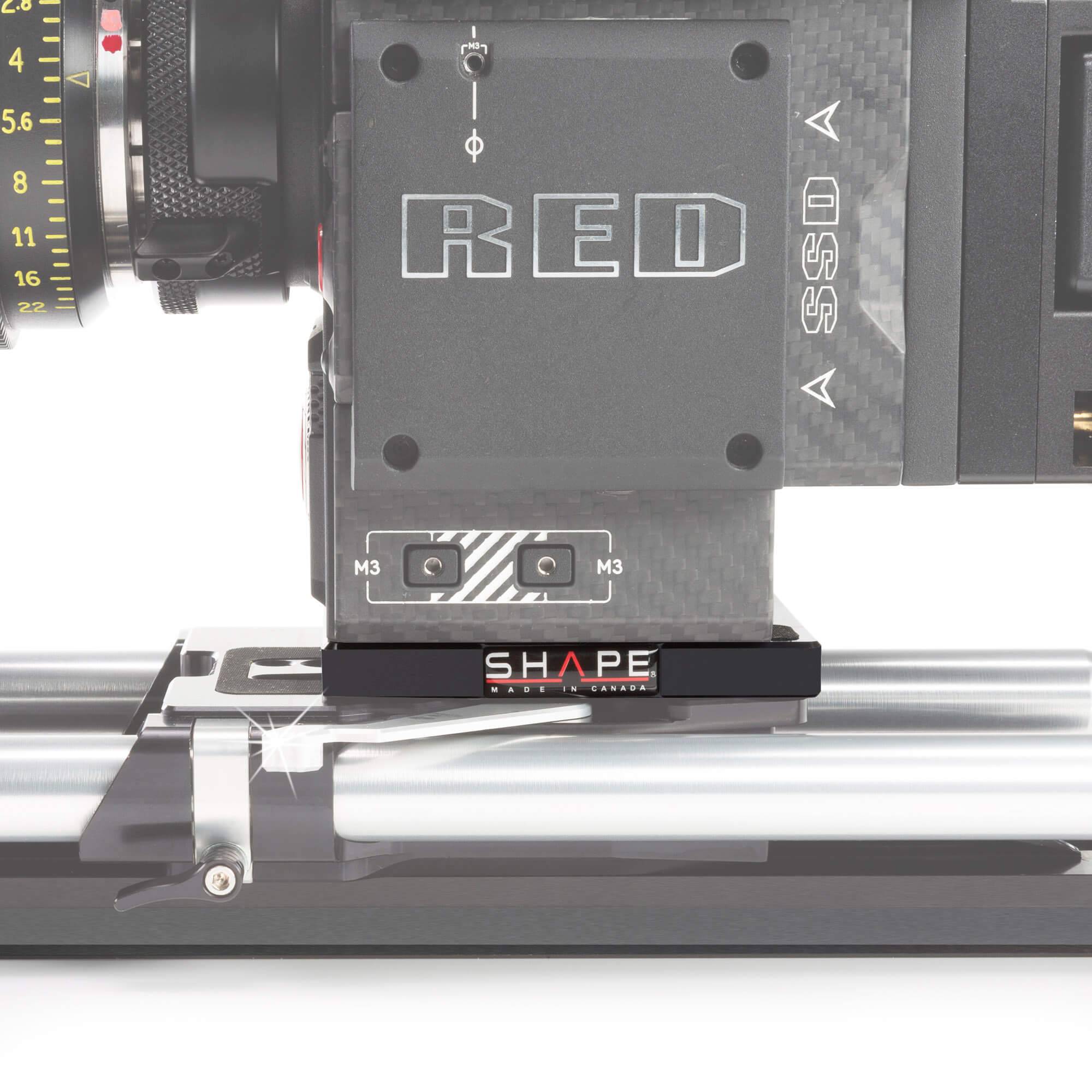 RED® DSMC2 shim plate for Arri standard bridge plate 15/19 mm studio 03_SHAPE_Shim_Plate_for_ARRI_Standard_Bridge_Plate_for_RED__DSMC2