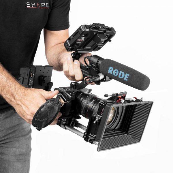 Sony FX3-FX30 Cage 15mm LW Rod System 03_SHAPE_Sony_FX3_FX30_Camera_Cage_and_Rod_Bloc_System