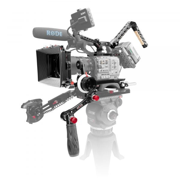 Sony FX6 baseplate, top plate, controller top handle, Quick handle, VF. mount, matte box, follow focus pro 03_SHAPE_Sony_FX6_Camera_Bundle_Rig_Kit