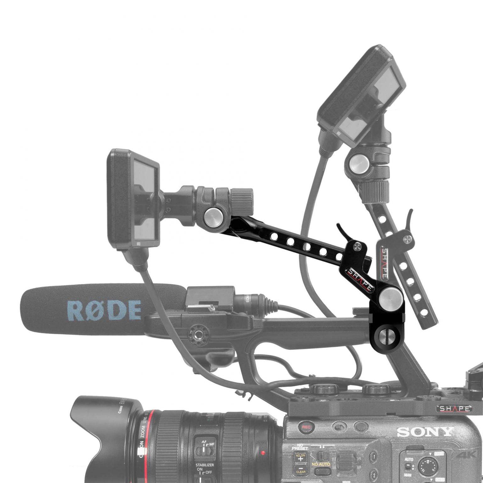 Sony FX6 Push-Button view finder mount 03_SHAPE_Sony_FX6_View_Finder_Mount
