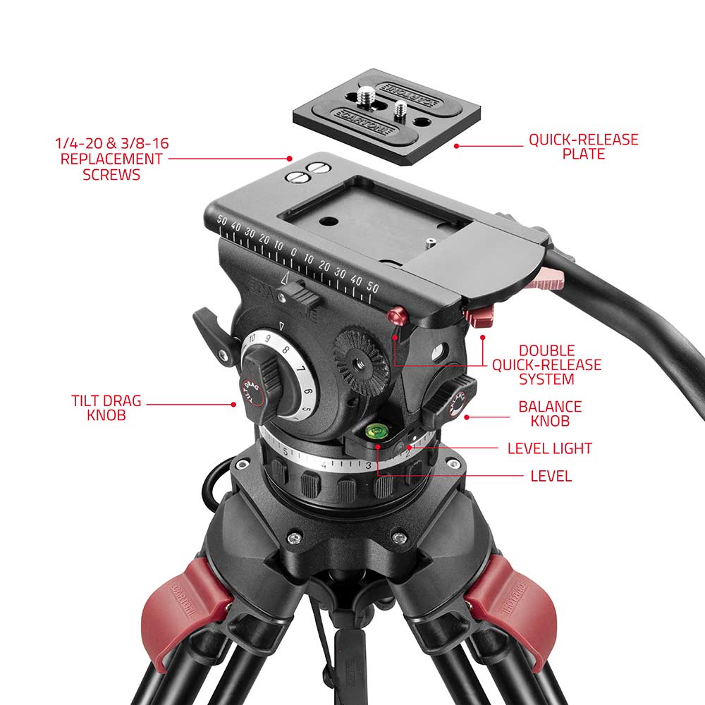 FOCUS 18 Fluid Head with Red Lock Legs Mid-Level Spreader 04_SHAPE_FOCUS_18_Fluid_Head_with_Red_Lock_Legs_Mid-Level_Spreader