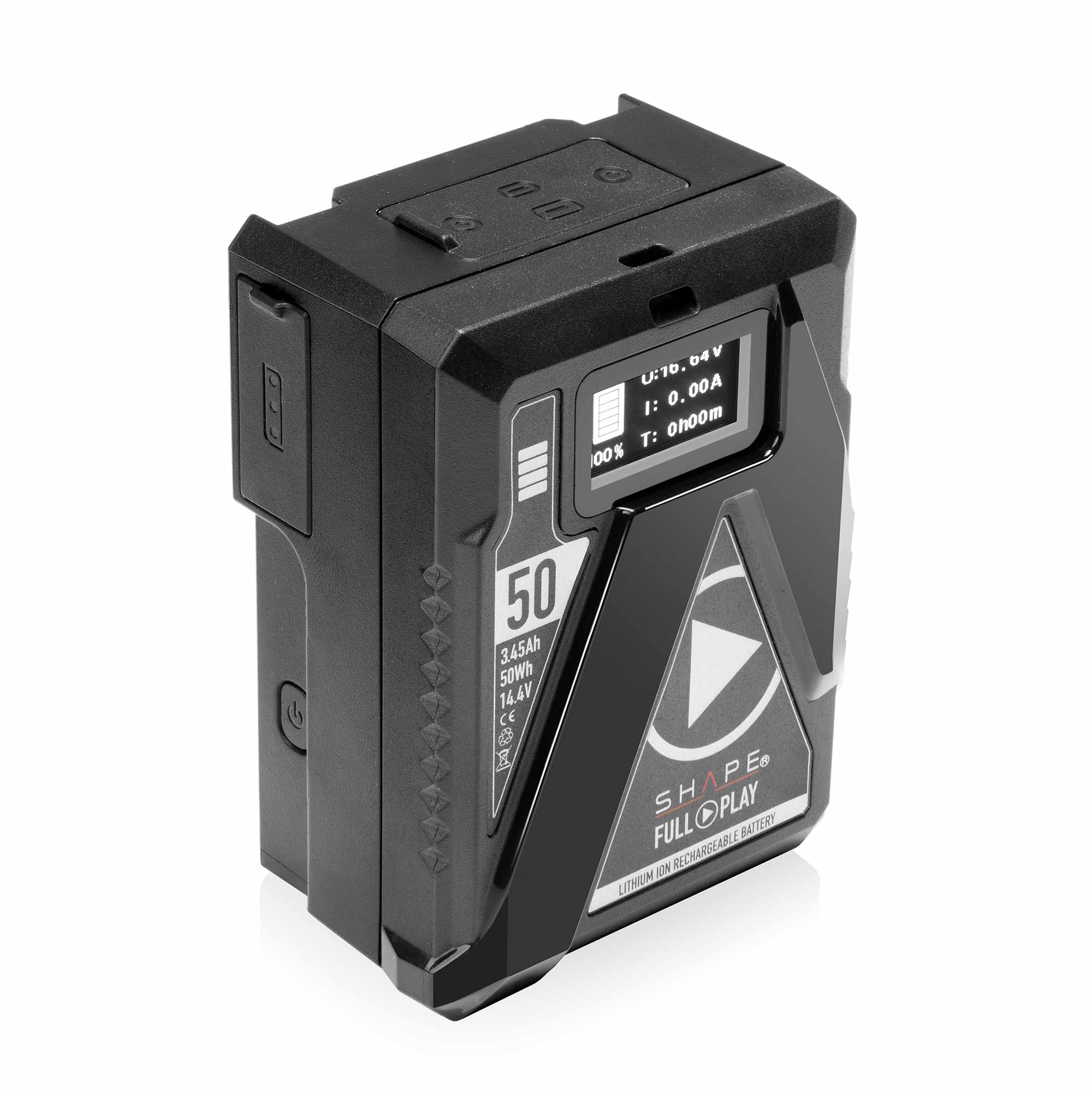 Fast Charger Kit USB-C with 2x Mini V-Mount 50Wh Batteries 04_SHAPE_Fast_Charger_Kit_USB-C_with_2x_50Wh_Mini_V-Mount_Batteries
