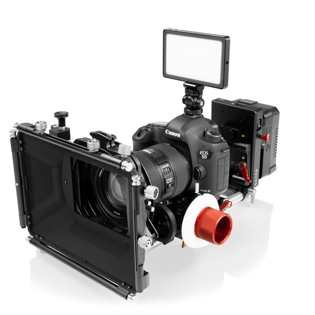 Friction swivel and tilt monitor light, microphone mount cold shoe base 04_SHAPE_Friction_Swivel_and_Tilt_Mount_with_Cold_Shoe_Base