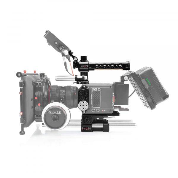 RED® KOMODO™ & KOMODO™ 6K PRODUCTION PACK full camera cage with 15 mm LW rod system 04_SHAPE_RED__KOMODO____KOMODO__6K_Production_Pack_Camera_Cage__Top_Handle_and_Rod_Bloc_System