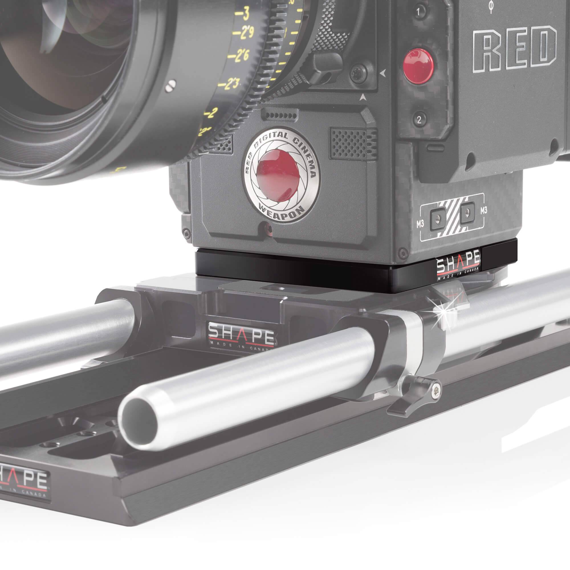RED® DSMC2 shim plate for Arri standard bridge plate 15/19 mm studio 04_SHAPE_Shim_Plate_for_ARRI_Standard_Bridge_Plate_for_RED__DSMC2