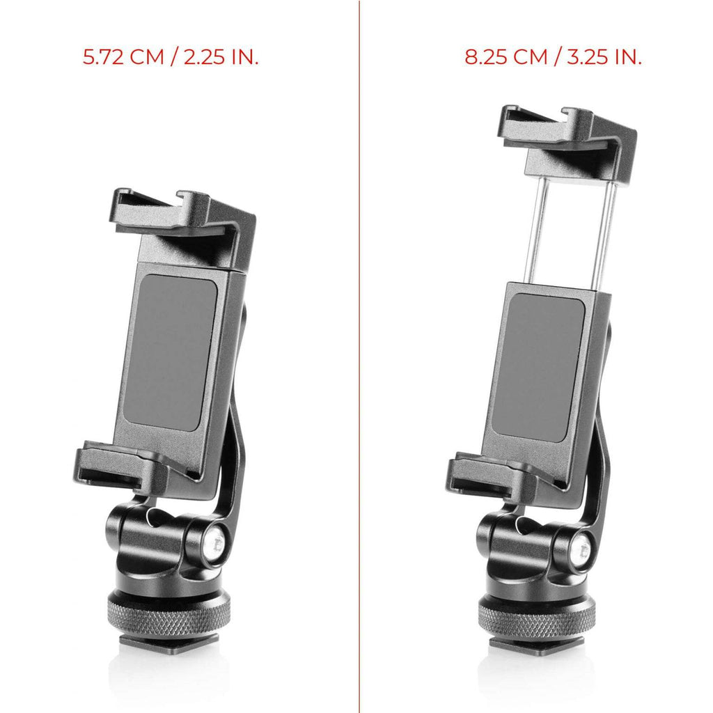 Friction swivel and tilt smartphone aluminum clamp 04_SHAPE_Smartphone_Clamp_Friction_Swivel_and_Tilt