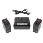 BP-U65 lithium-ion two batteries with dual LCD charger 04_SHAPE_Sony_BP-U65_Batteries_with_Dual_LCD_Charger