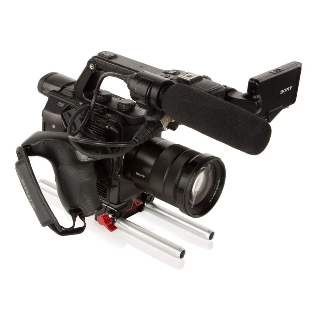 Sony FS5, FS5M2 baseplate 04_SHAPE_Sony_FS5_FS5_II_15_mm_Baseplate