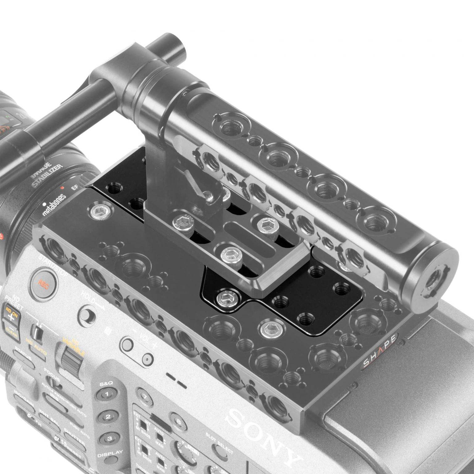 Adapter plate for top handle 04_SHAPE_Sony_FX9_Top_Handle_Adapter_Plate